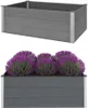 vidaXL Letto rialzato da giardino in WPC 150 x 100 x 54 cm Anteprima dell’immagine prodotto 20