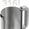 Close-up view of the interior and handle of a stainless steel electric kettle. Náhľad obrázku produktu