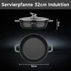 Scheffler Servierpfanne Induktion, 32 x 8 cm Schmorpfanne Produktbild-Vorschau 2