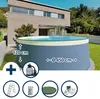 Stahlwandpool Set (6-teilig) rund 450x120 cm, Stahl 0,4 mm Produktbild-Vorschau 1