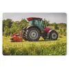 MuchoWow® Mauspad Mousepad Traktor - Rot - Natur - Grün - Produktbild-Vorschau 1