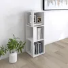 vidaXL Eckregal Weiß 33x33x100 cm Holzwerkstoff Produktbild-Vorschau 2