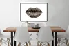 MuchoWow® MuchoWow® Gerahmtes Poster Lippen - Tigerdruck - Produktbild-Vorschau 3
