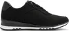 A studio shot of a single black sneaker. Náhled obrázku produktu