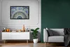MuchoWow® Gerahmtes Poster Eine marokkanische Mosaikwand Produktbild-Vorschau 6