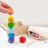 Ulanik Montessori-Lernspiel - lacing"Stones" Produktbild-Vorschau 6