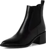 Tamaris Damen Stiefelette Chelsea Boot aus Leder spitze Produktbild-Vorschau 5