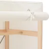 vidaXL Šatní skříň bílá 79 x 40 x 170 cm Látka Náhled obrázku produktu 3