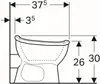 Geberit Geberit Tiefspül-WC Baby 6 l we Produktbild-Vorschau 6