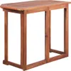 vidaXL Tavolo da bistrot 90x50x75 cm in legno massiccio di Anteprima dell’immagine prodotto 12