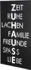 Gilde Wandrelief, rechteckig, "Zuhause", Spruch, Metall, Produktbild-Vorschau 3