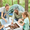 Relaxdays Backgammon, gra podróżna do zwijania, wraz z Podgląd zdjęcia produktu 3