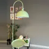 Moderne Stehlampe aus Metall mit E27, Mintgrün Produktbild-Vorschau 4