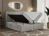 Boxspringbett 200x200 mit Bettkasten, Bett 200x200 mit Produktbild-Vorschau 2