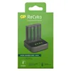 GP ReCyko M4D45 4-fach LCD 4Port Docking St. + 4x AA NiMh Produktbild-Vorschau 2