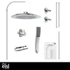 Duschset STILOVAL, Regendusche ohne Armatur, Duschsystem Produktbild-Vorschau 9