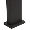 Close-up of the base of a black outdoor lamp post. Produktbild-Vorschau