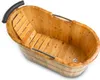 PureHaven freistehende Holzbadewanne 150x67x82 cm aus Produktbild-Vorschau 2