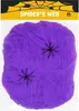 Lila Spinnennetzdeko 60g – Gruselige Halloween Atmosphäre Produktbild-Vorschau 1
