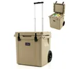 COSTWAY Glacière 43L avec roues, Glacière isotherme mobile, Voir les images du produit 1