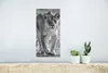 MuchoWow® Poster Löwe - Schwarz - Weiß 20x40 cm - Plakat - Produktbild-Vorschau 5