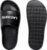 Lacoste Serve Slide 2.0 Synthetic Couleur Noir Voir les images du produit 9