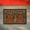 Tapis d'entrée Relaxdays en fibre de coco, avec des chats Voir les images du produit 2