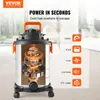 A cutaway view of a wet/dry vacuum cleaner with feature callouts. Anteprima dell’immagine prodotto