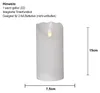 LED Echtwachs-Kerze ''Glow'', weiß,7.5x15cm, Timer, Produktbild-Vorschau 9