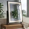 Miroir Rea Lumi 30X40 Led Noir Voir les images du produit 6