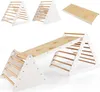 COSTWAY Triangle à grimper & échelle & toboggan 3 en 1, Voir les images du produit 1
