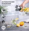 2er Set Glaskaraffe 1,1L mit Fruchtspieß Infuser – Produktbild-Vorschau 5
