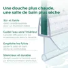 S'AFIELINA Uszczelka prysznicowa 2 sztuki 100cm do szkła Podgląd zdjęcia produktu 10