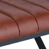 Pufka Relaxdays, tapicerowana, ze sztucznej skóry, Podgląd zdjęcia produktu 5
