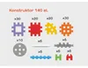 Klocki konstrukcyjne z mini wafli 140 sztuk Podgląd zdjęcia produktu 9