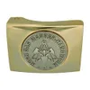 Koppelschloss Maurer Handwerk und Zunft – golden/silbern - Produktbild-Vorschau 1