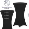 Deuba Set da 5 Rivestimenti Elastici per Tavoli Bar Ø 60-65 Anteprima dell’immagine prodotto 7