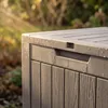 Baule da giardino impermeabile 117L contenitore esterno Anteprima dell’immagine prodotto 4
