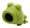 A green frog-shaped egg yolk separator is shown against a white background. Produktbild-Vorschau