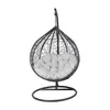 Hängesessel für den Garten VIRELLA XL, Schwarz / Schwarz + Produktbild-Vorschau 3
