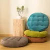 Coussin de sol rond monochrome pour salon Lecture Voir les images du produit 5
