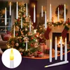 LED Weihnachtsbaumkerzen 12PCSLED-Kerzen Kabellos mit Timer Produktbild-Vorschau 2