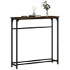 vidaXL Table console chêne fumé 75x19,5x75 cm bois Voir les images du produit 3