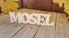 Deko-Aufsteller Schriftzug MOSEL, MDF-Holz weiß lackiert, Produktbild-Vorschau 2