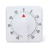 A white kitchen timer with a dial and a red triangle indicator. Produktbild-Vorschau