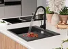 PRIMAGRAN Spülbecken Alles Schwarz 58x53cm, Granitspüle 1 Produktbild-Vorschau 7