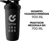 Edelstahl Protein Shaker 900ml mit Sieb für cremige Protein Produktbild-Vorschau 3