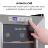 Klarstein vinotéka, slim, 1 zóna, skleněné dveře, UV Náhled obrázku produktu 4