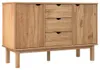 vidaXL Příborník OTTA 113,5x43x73 cm borovicový masiv Náhled obrázku produktu 2