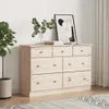 vidaXL Kommode ALTA 112x35x73 cm Massivholz Kiefer Produktbild-Vorschau 2